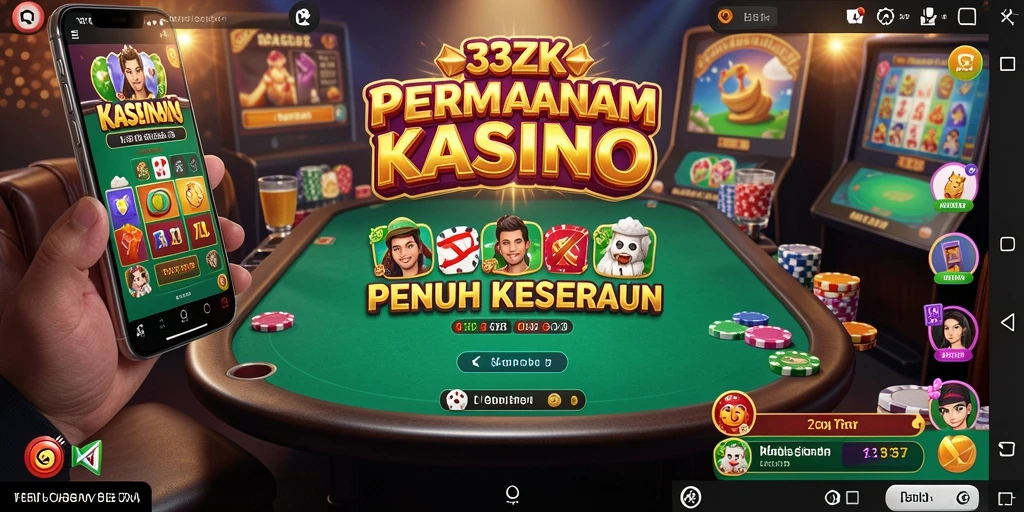 Tampilan gameplay seru dan menarik di 33ZK.