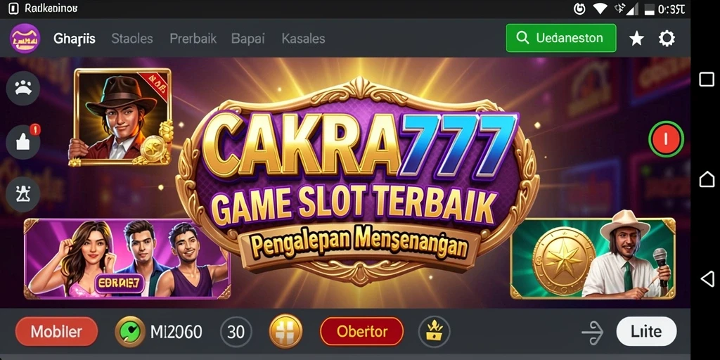 Tampilan menarik saat bermain game slot di CAKRA777.