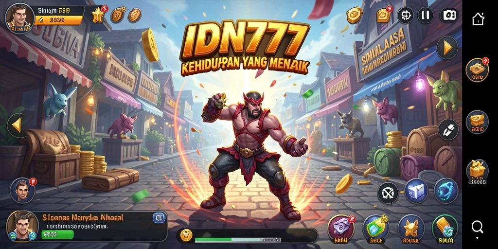 Tampilan gameplay IDN777 yang menarik dan interaktif.