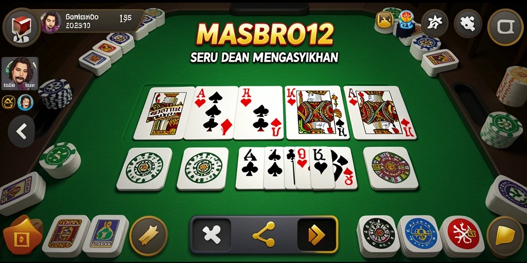 Tampilan gameplay seru dalam MASBRO12 dengan teman-teman.