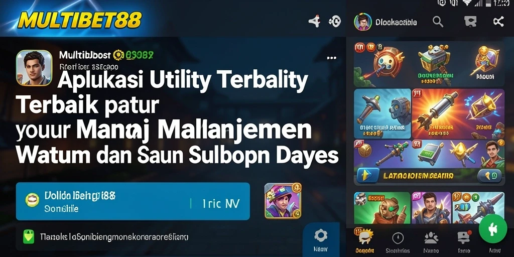 Tampilan utama MULTIBET88 dengan fitur manajemen waktu yang efektif.