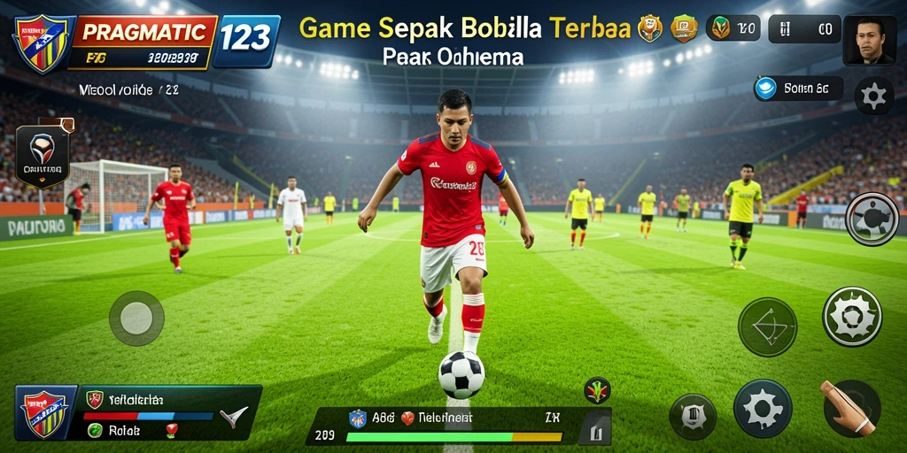 Tangkapan layar PRAGMATIC123 yang menunjukkan aksi seru di lapangan sepak bola.