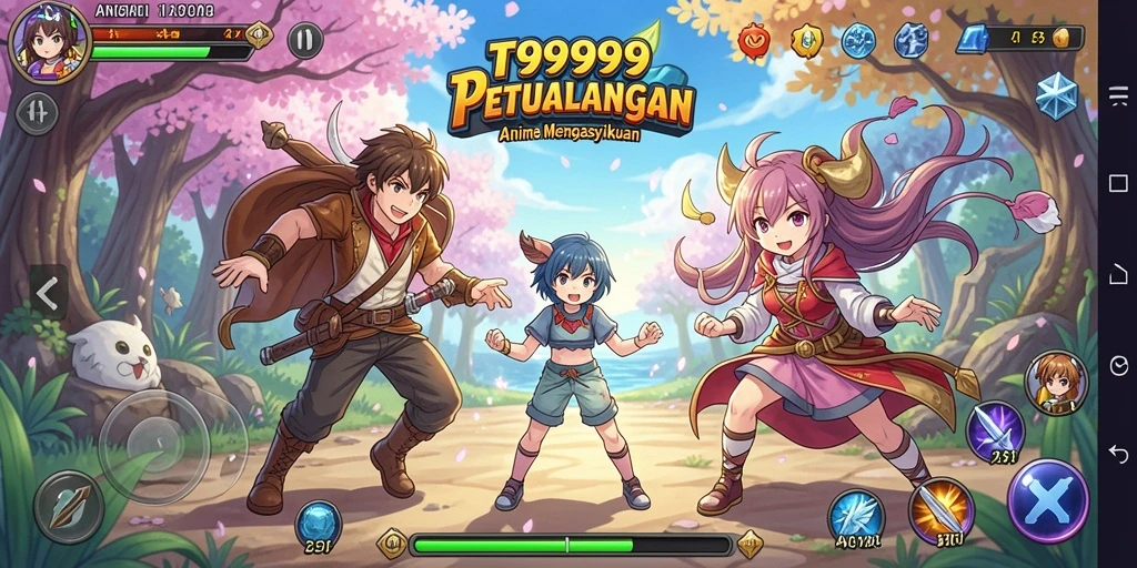 Tampilan gameplay T9999 yang menarik dan penuh aksi.