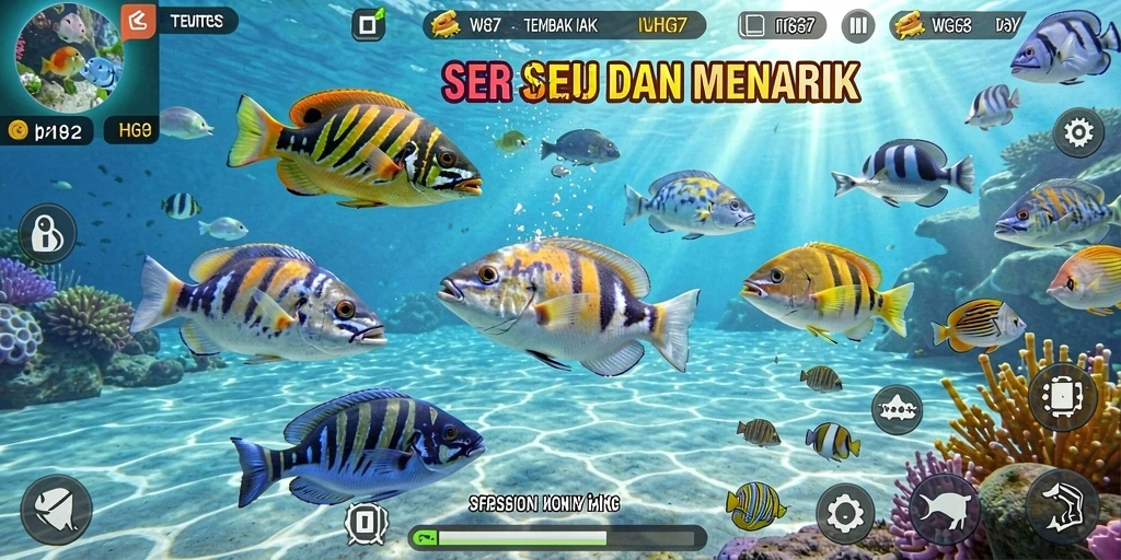 Gameplay seru Tembak Ikan di WG87 dengan grafik memukau.