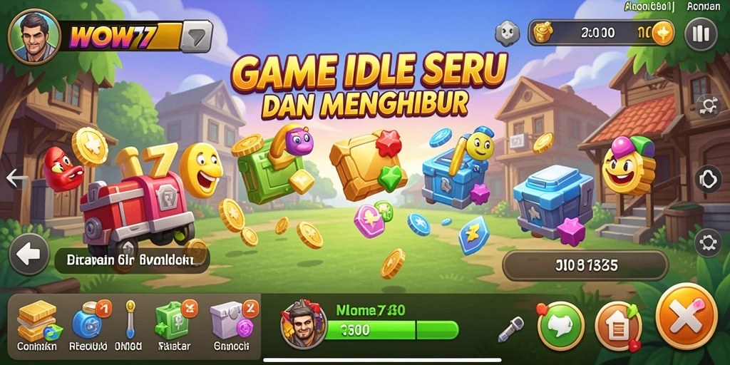 Tampilan gameplay seru dan menarik dari WOW77.
